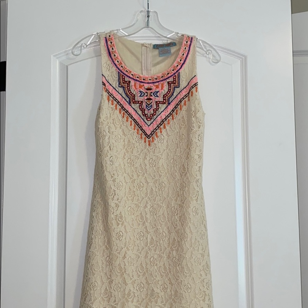 Boutique cream dress